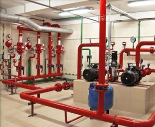 Fire Protection System, Piping, Valves, Controllers